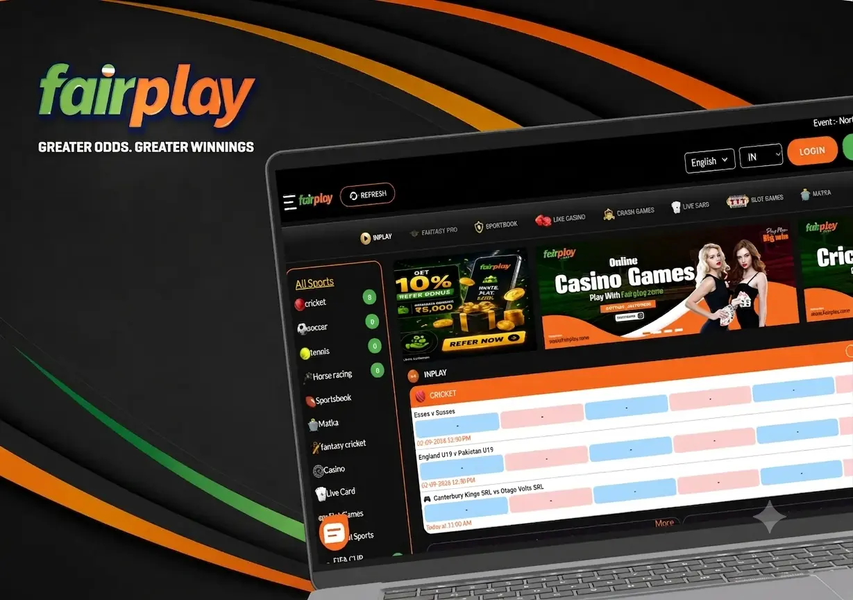 FairPlay platform preview on mobile