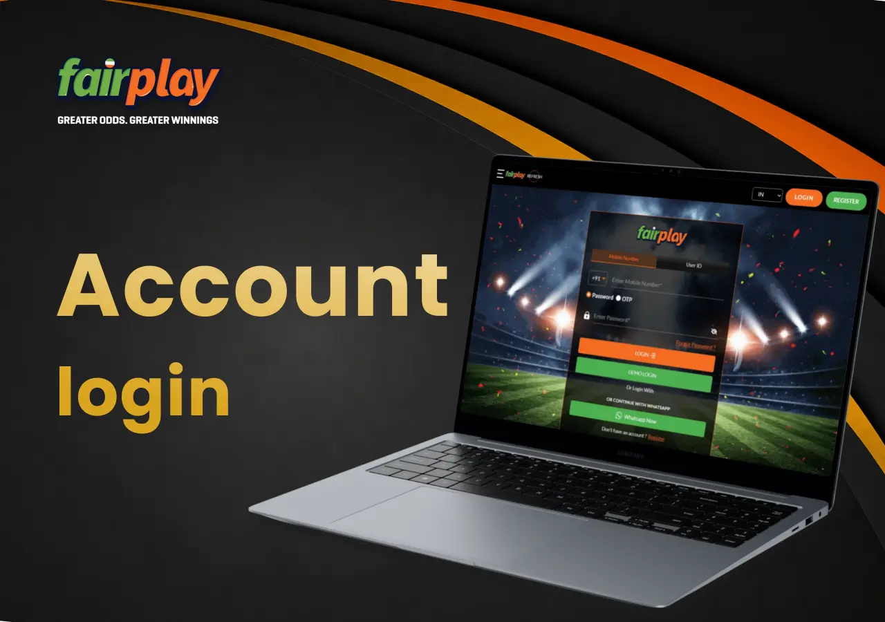 FairPlay login screen